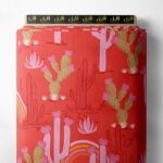 Cactus nature style with red,green colors