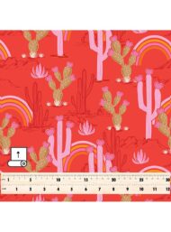 Cactus nature style with red,green colors - Image 5