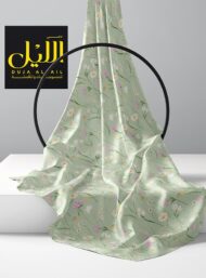 Petal flower style with green,pink colors - Image 2