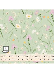 Petal flower style with green,pink colors - Image 5