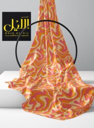 Wave abstract style with pink,orange colors - Image 2