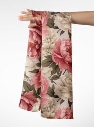 Bloom flower style with pink,white colors - Image 3