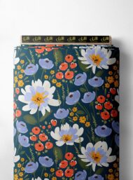 Petal flower style with red,blue colors