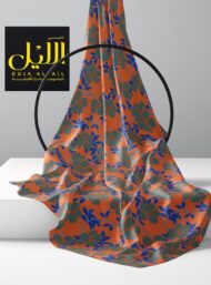 Leaf flower style with grey,blue colors - Image 2