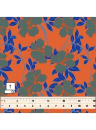 Leaf flower style with grey,blue colors - Image 5