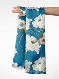 Petal flower style with blue,white colors - Image 3