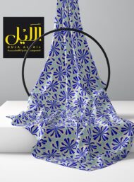 Petal flower style with blue,pink colors - Image 2