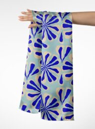 Petal flower style with blue,pink colors - Image 3