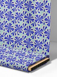 Petal flower style with blue,pink colors - Image 4