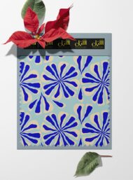 Petal flower style with blue,pink colors - Image 6