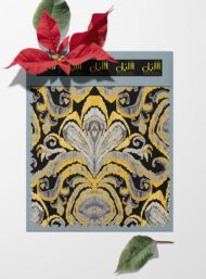 Flower classic style with grey,yellow colors - Image 6