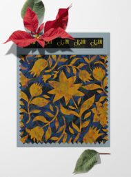 Leaf flower style with yellow, blue colors - Image 6