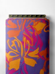 Petal flower style with orange,pink colors