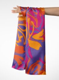 Petal flower style with orange,pink colors - Image 3
