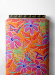 Petal flower style with pink,orange colors