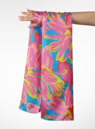 Petal flower style with pink,green colors - Image 3