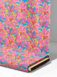 Petal flower style with pink,green colors - Image 4