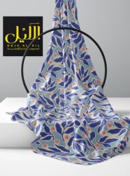 Leaf flower style with blue, pink colors - Image 2