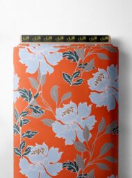 Petal flower style with blue,green colors