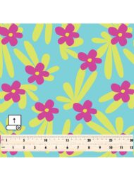 Bloom flower style with pink,yellow colors - Image 5