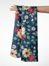 Leaf flower style with red,green colors - Image 3