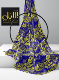 Leaf flower style with yellow, blue colors - Image 2