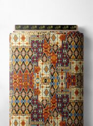 Pattern others style with brown,white colors