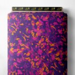 Leaf flower style with pink,orange colors