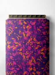 Leaf flower style with pink,orange colors