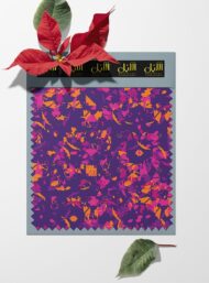 Leaf flower style with pink,orange colors - Image 6