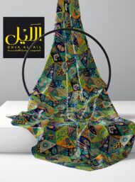 Flower mixed style with green,blue colors - Image 2