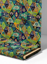 Flower mixed style with green,blue colors - Image 4