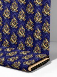 Paisley classic style with blue,yellow colors - Image 4