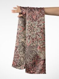 Bloom flower style with brown,red colors - Image 3