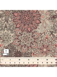 Bloom flower style with brown,red colors - Image 5