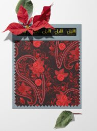 Petal flower style with red, black colors - Image 6