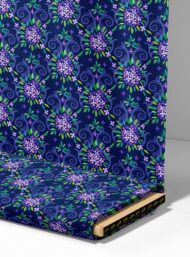 Bloom flower style with purple,green colors - Image 4