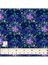 Bloom flower style with purple,green colors - Image 5