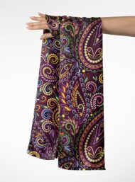 Paisley others style with purple,yellow colors - Image 3