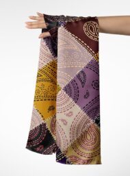 Paisley classic style with black,brown colors - Image 3