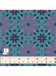 Petal flower style with pink,green colors - Image 5