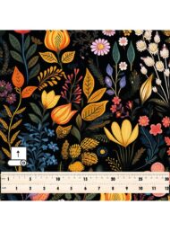 Leaf flower style with yellow,green colors - Image 5