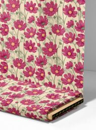 Bloom flower style with pink,yellow colors - Image 4