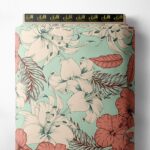 Bloom flower style with red,white colors