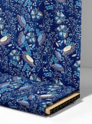 Leaf flower style with blue,white colors - Image 4