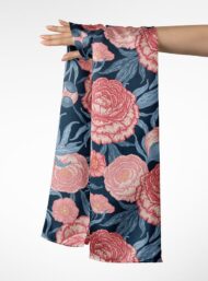 Petal flower style with pink,green colors - Image 3