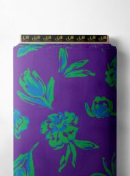 Petal flower style with blue,green colors