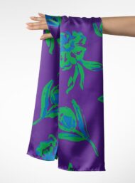 Petal flower style with blue,green colors - Image 3