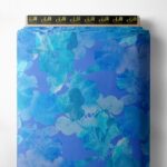 Leaf flower style with blue colors