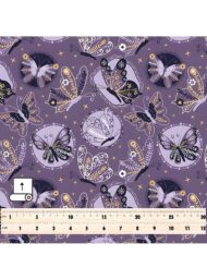 Butterfly nature style with purple,black colors - Image 5